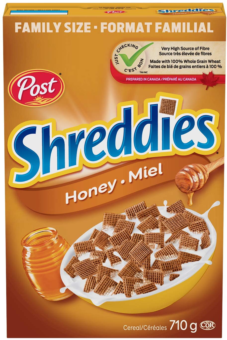 Post Family Size Honey Shreddies Cereal 710g