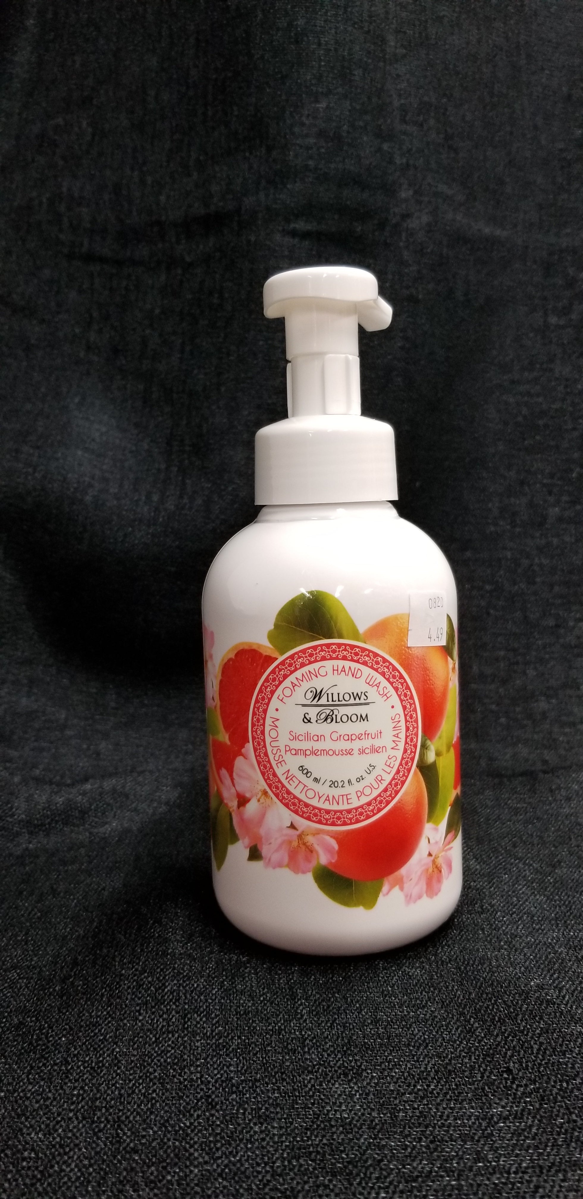 Willows & Bloom Sicilian Grapefruit Foaming Hand Soap 600ml