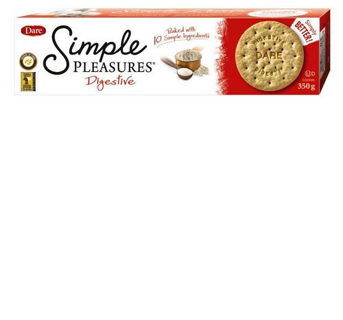 Dare Simple Pleasures Digestive Cookies 350g