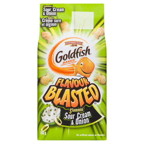 Pepperidge Farm Goldfish Slammin' Sour Cream & Onion Baked Snack Crackers 180g