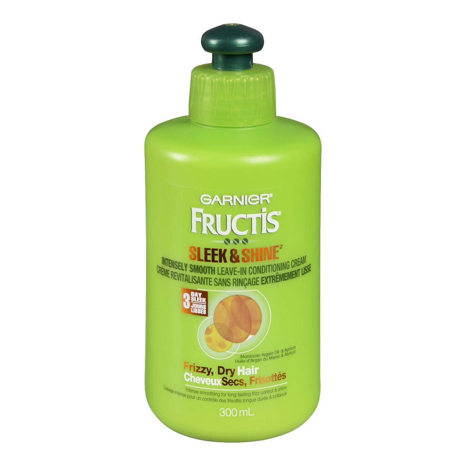 Garnier Fructis Sleek & Shine Frizzy, Dry Hair Conditioning  Cream 300ml