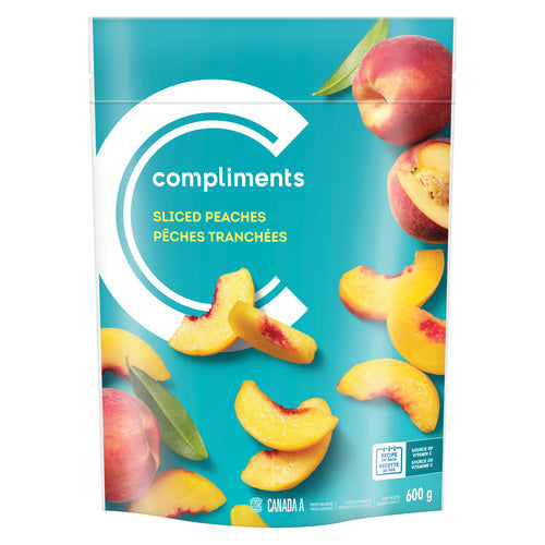 -Compliments Frozen Sliced Peaches 600g