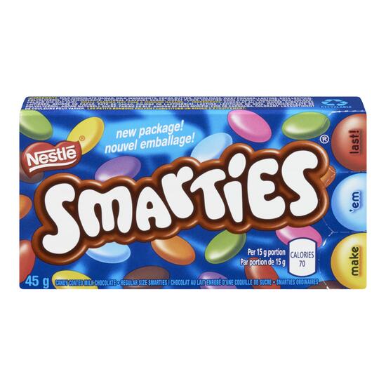 Nestle Smarties Coated Milk Chocolate Candy 45 g