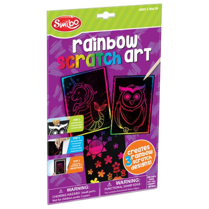 Smibo Rainbow Scratch Art Kit