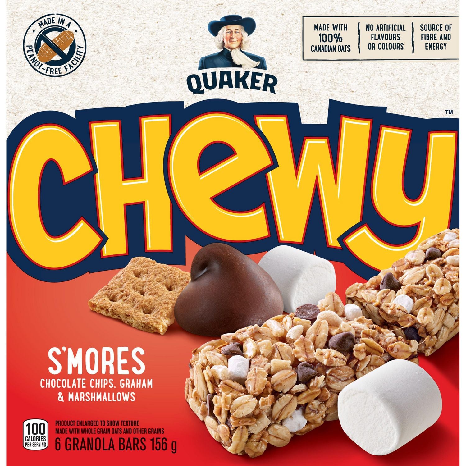 Quaker Chewy S'mores Granola Bar  6 x  156g