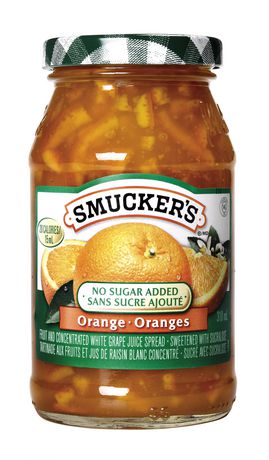 Smuckers No Sugar Added Orange Spread  310 ml