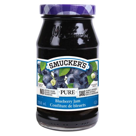 Smucker's Pure Blueberry Jam 250ml