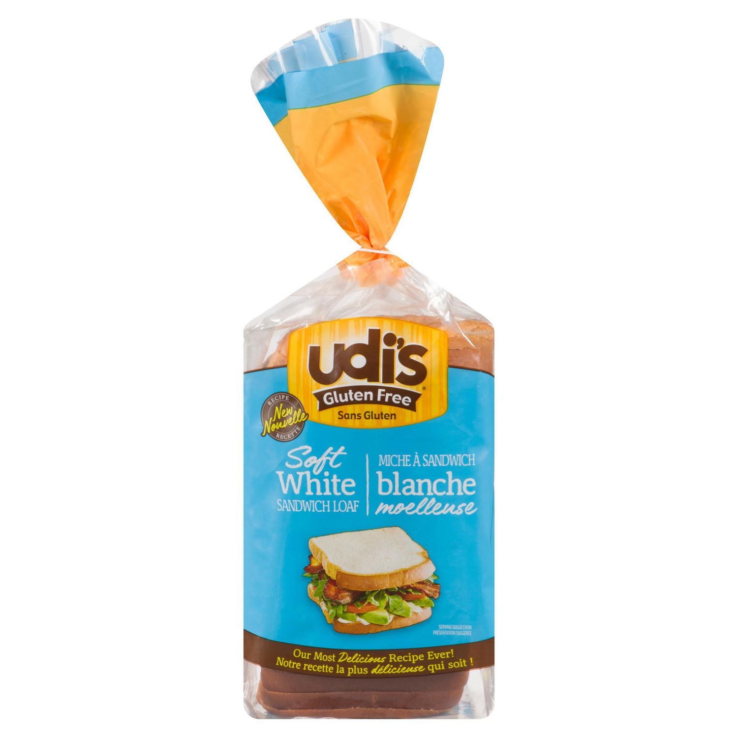 Udi's Gluten Free Soft White Sandwich Loaf 340g