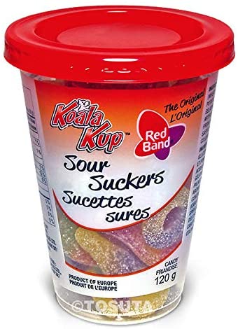 Koala Kup Sour Suckers Gummy Candy 120g