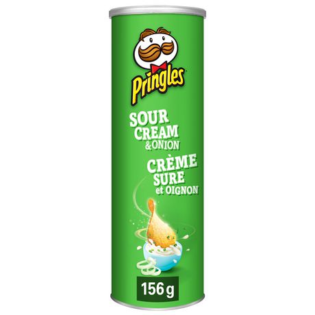 Pringles Sour Cream & Onion Flavour Potato Chips 156g