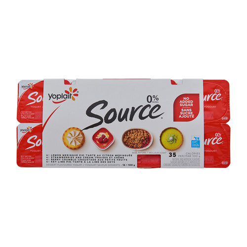 Yoplait Source 0% Yogurt 16 x 100g