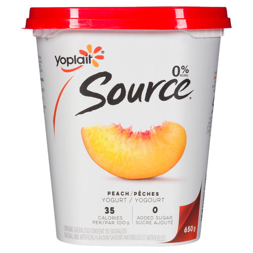 Yoplait Source Peach Yogurt 630g