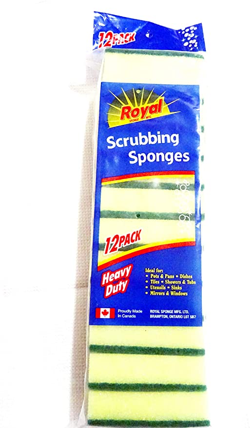 Royal Sponge Heavy Duty  Scrubbing Sponges 12ct