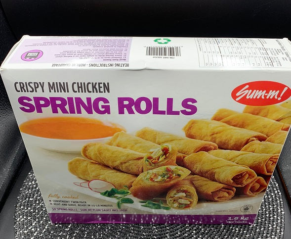 Summ! Crispy Mini Chicken Spring Rolls 1.6kg