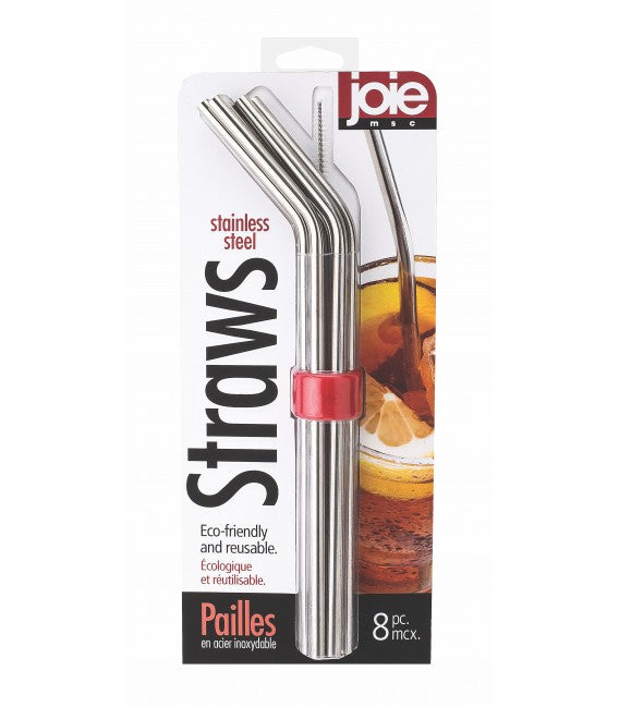 Stainless Steel Straw 8pc