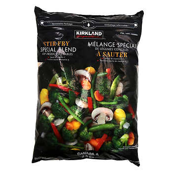 Kirkland Signature Stir Fry Special Blend of Frozen Vegetables 2.5 kg