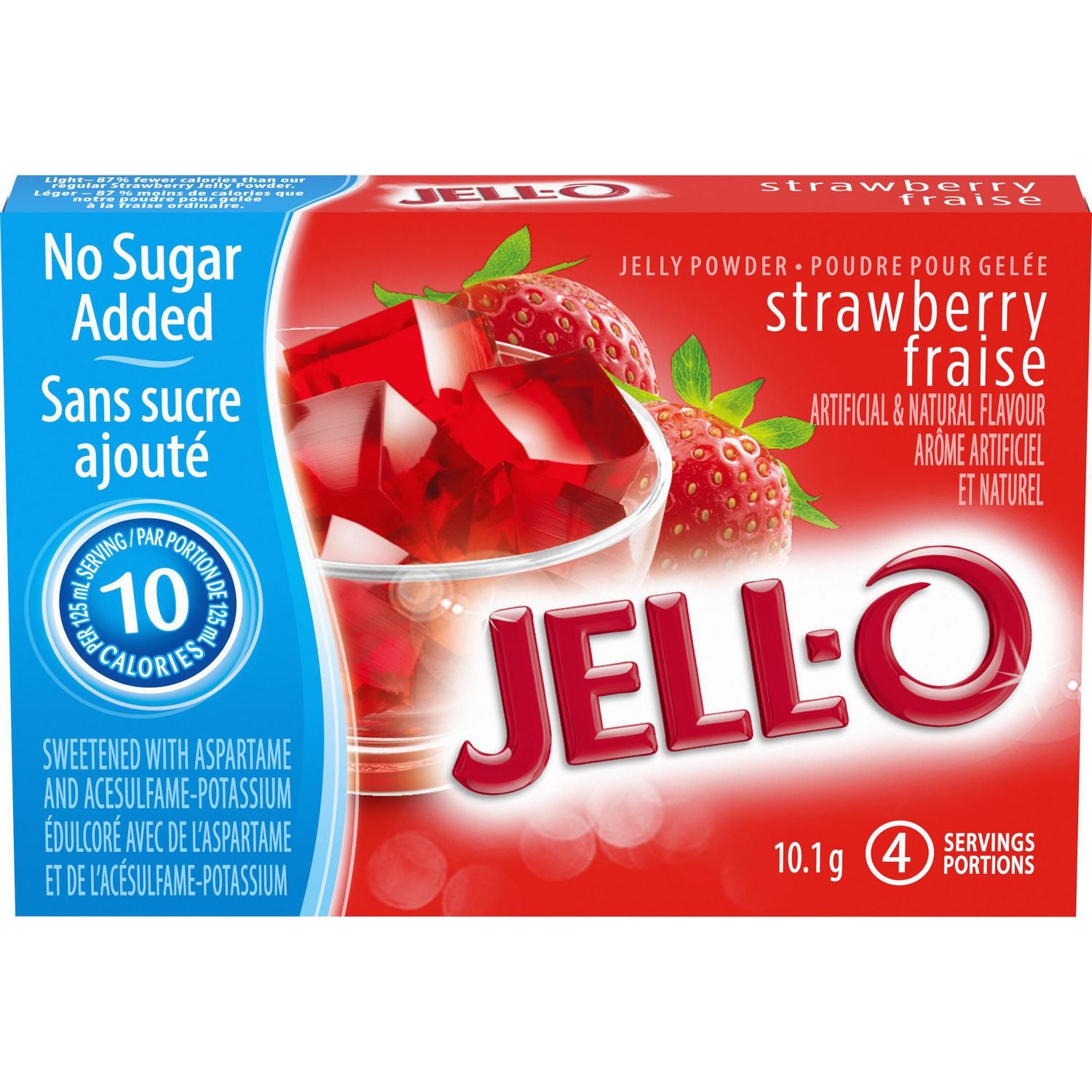 Jell-O   No Sugar Added Strawberry Jelly Powder 10.1g