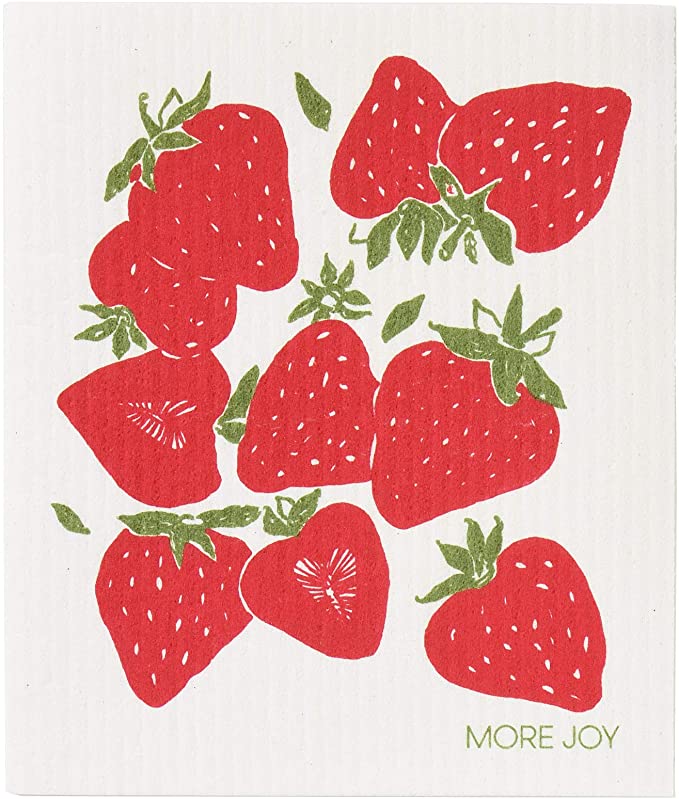 Strawberries Swedish Dishcloth