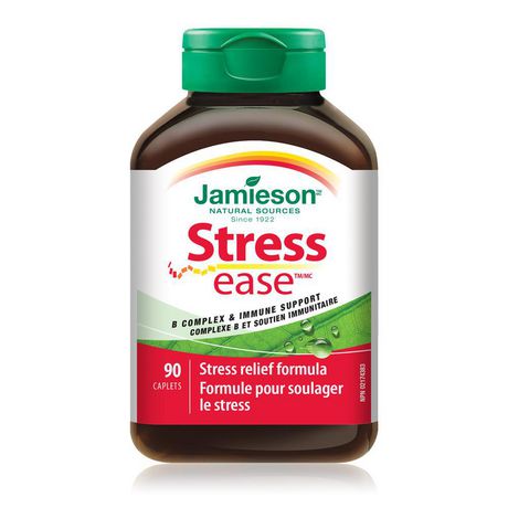 Jamieson Stress Ease Vitamin B Complex & Immune Support Caplets 90ct