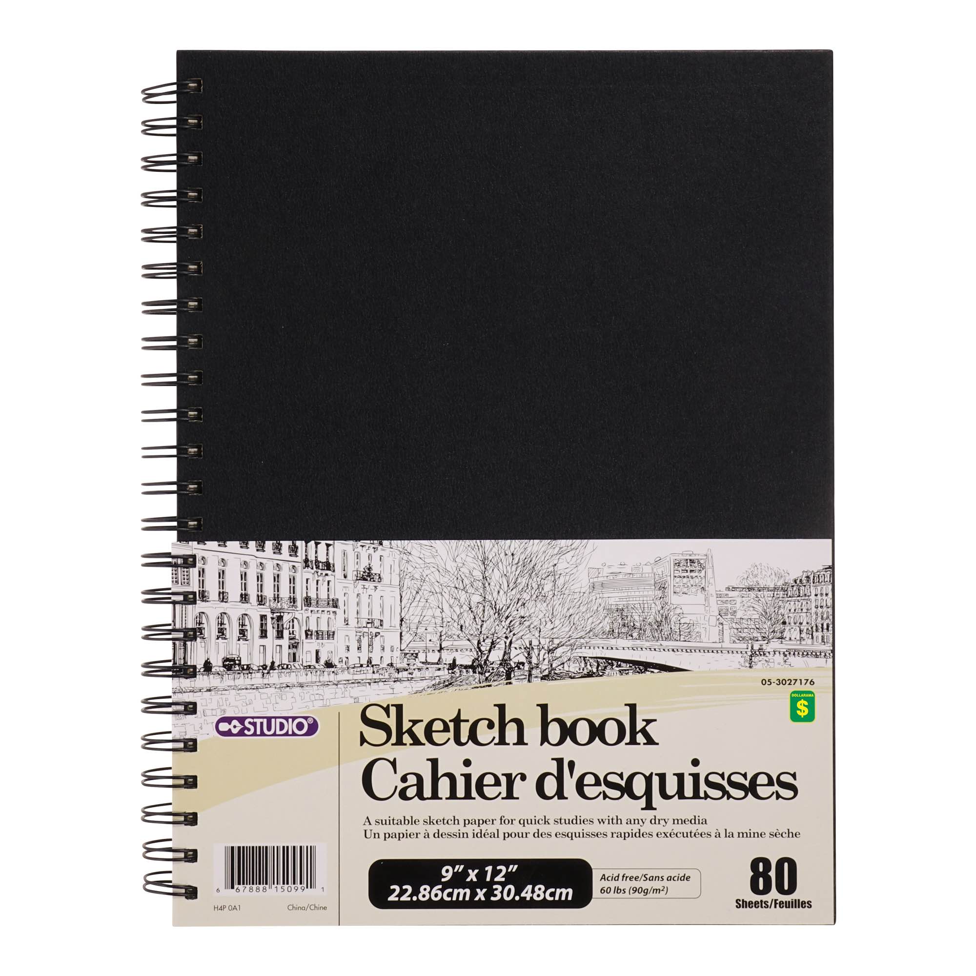 Da Vinci Sketch Book 80 x 9" x 12"