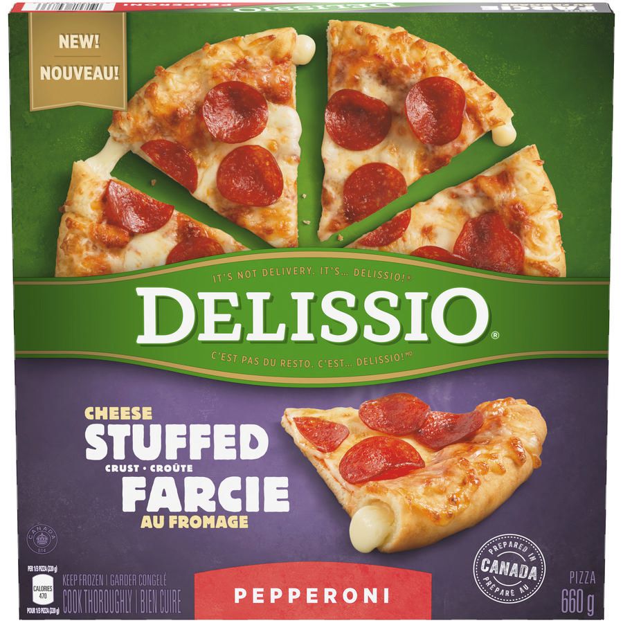 Delissio Pepperoni Stuffed Crust Pizza 660g