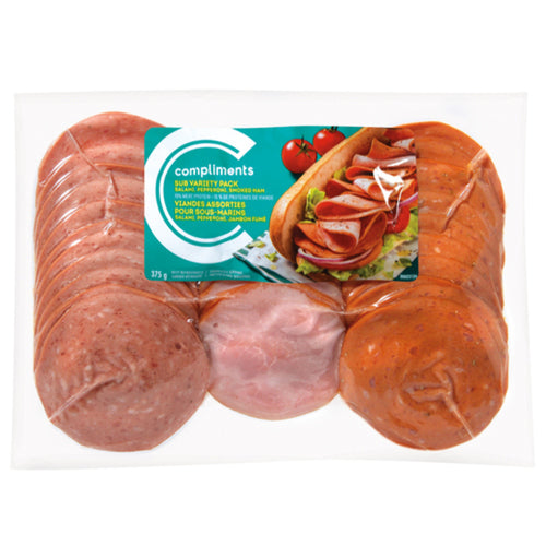 Compliments Submarine Meat Variety Pack 375g