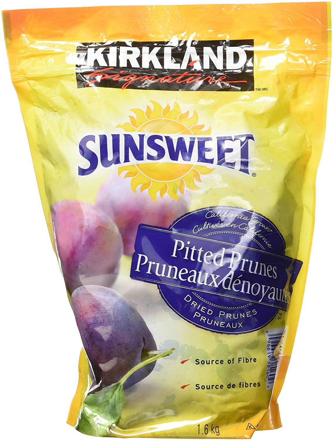 Kirkland Signature Sunsweet Pitted Prunes 1.6kg