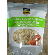 Sunco Blanched Sliced Almonds 1.2Kg