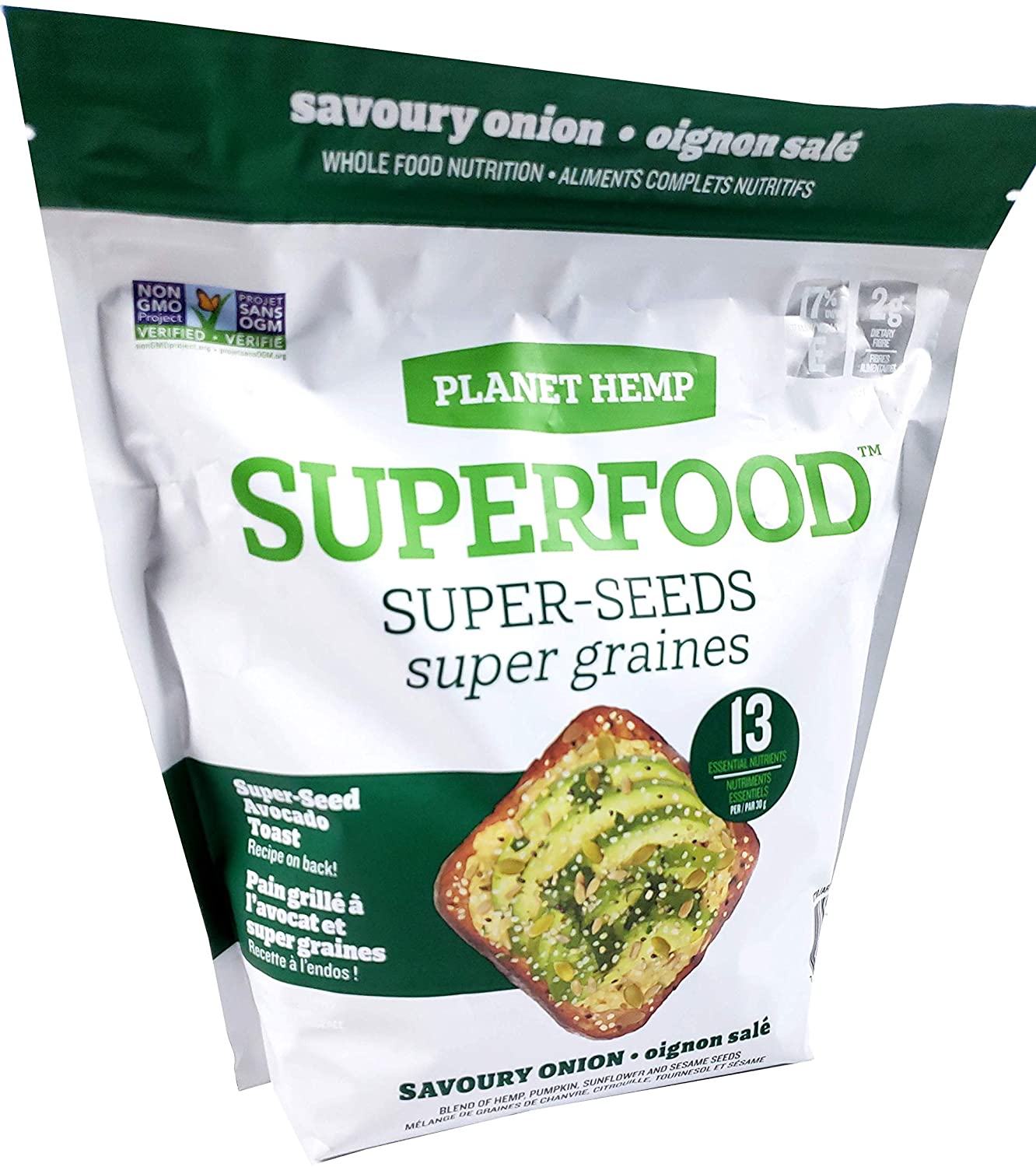 Planet Hemp Superfood Savoury Onion Super Seeds 908g