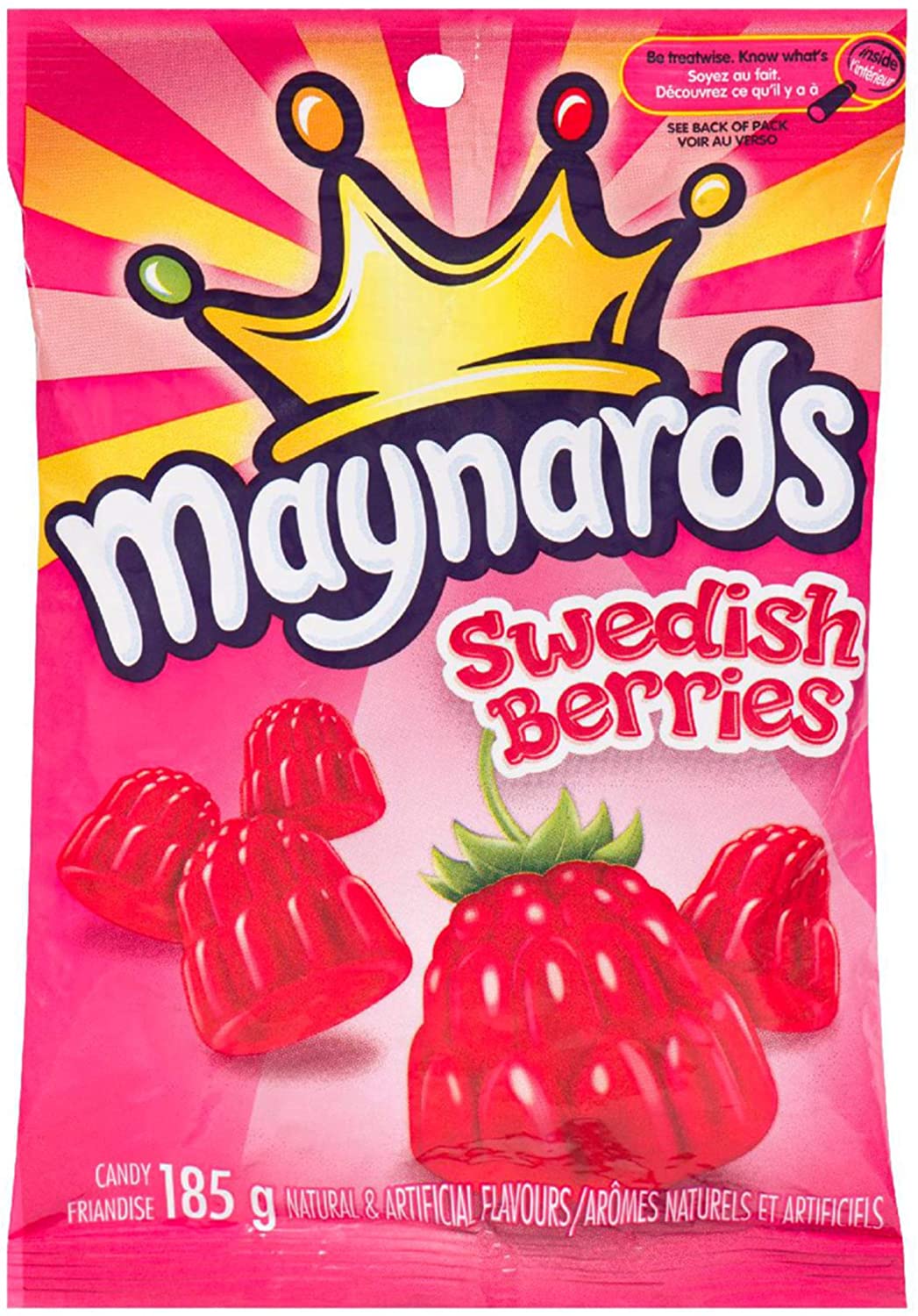 Maynards Swedish Berries Gummy Candy 185g