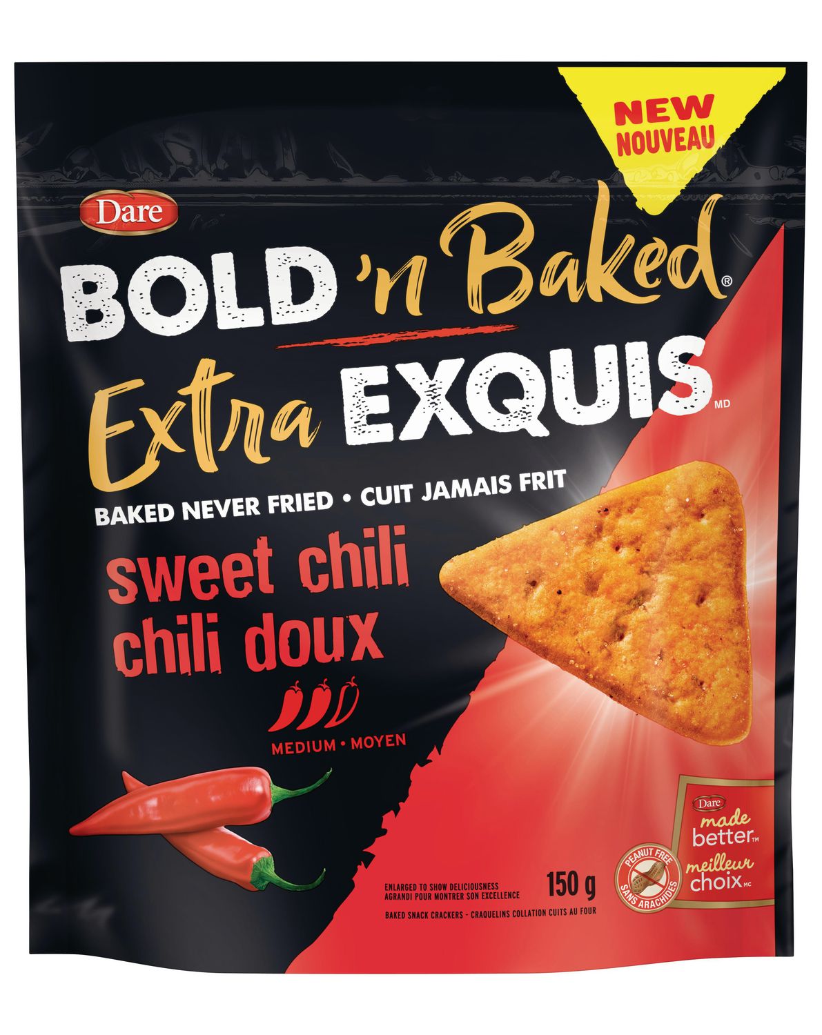 Dare Bold 'n Baked Sweet Chili Crackers 150g