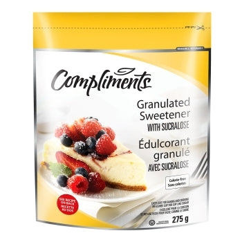 Compliments Granulated Sucralose Sweetener  275g