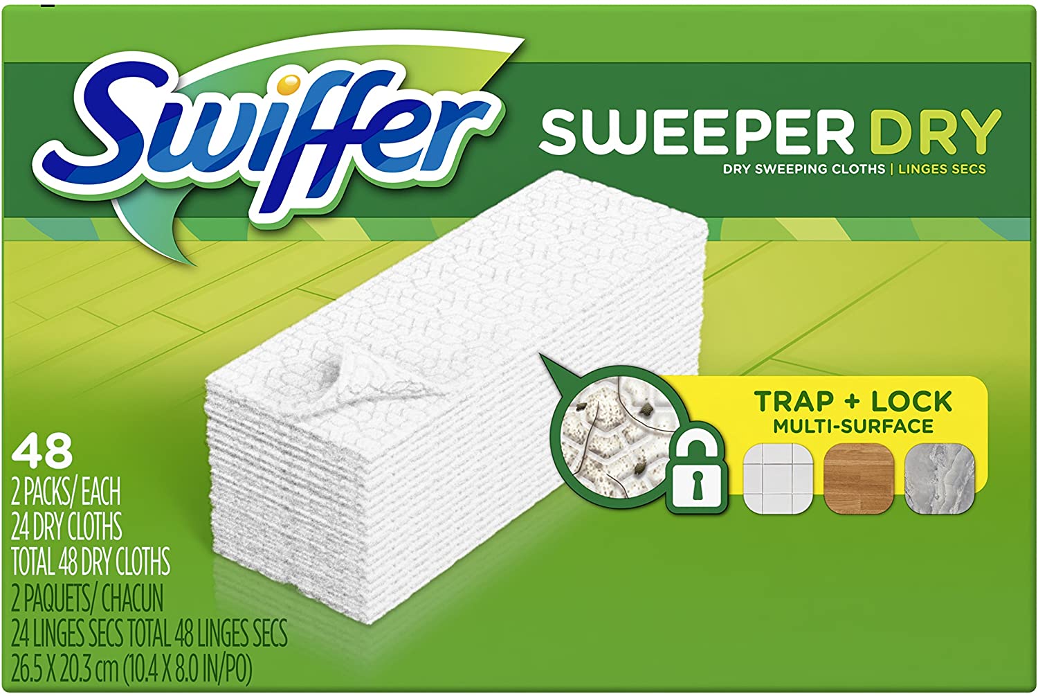 Swiffer Unscented Dry Sweeping Cloths 40ct