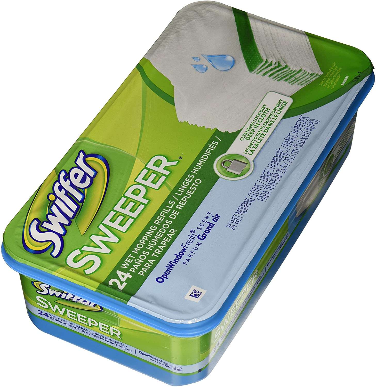 Swiffer Sweeper Open-Window Fresh Scent Wet Mopping Cloths 30ct