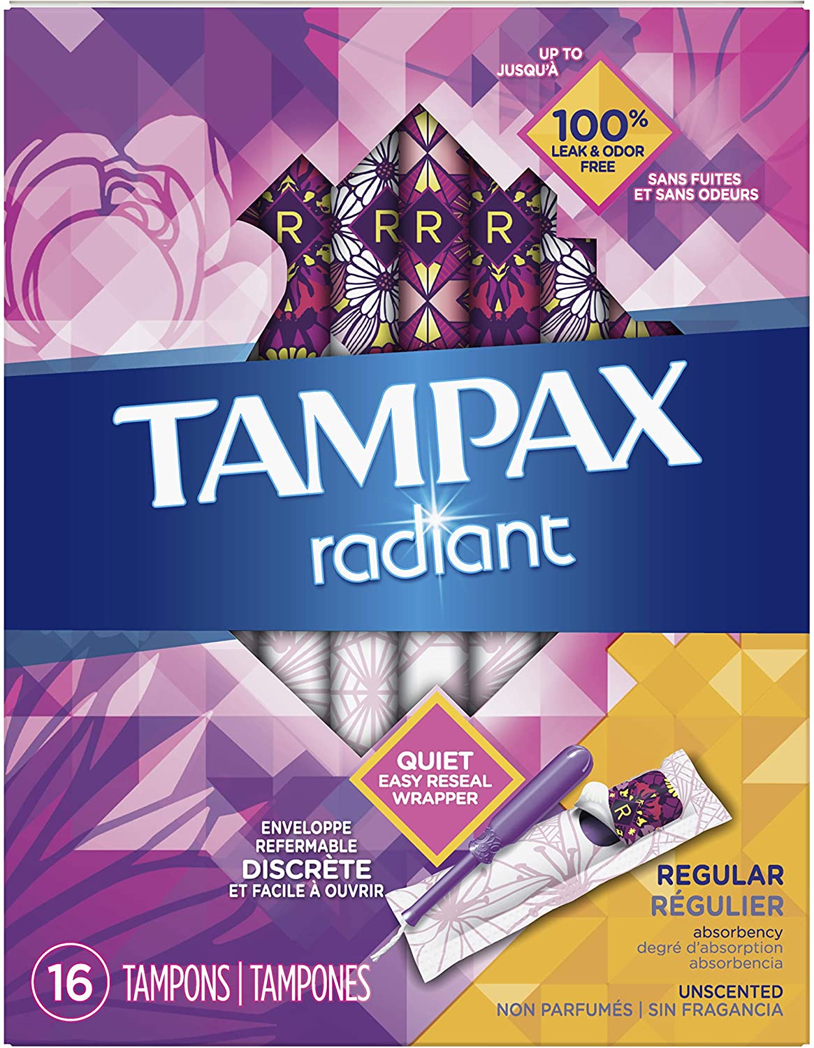 Tampax Radiant Tampons 32 pack