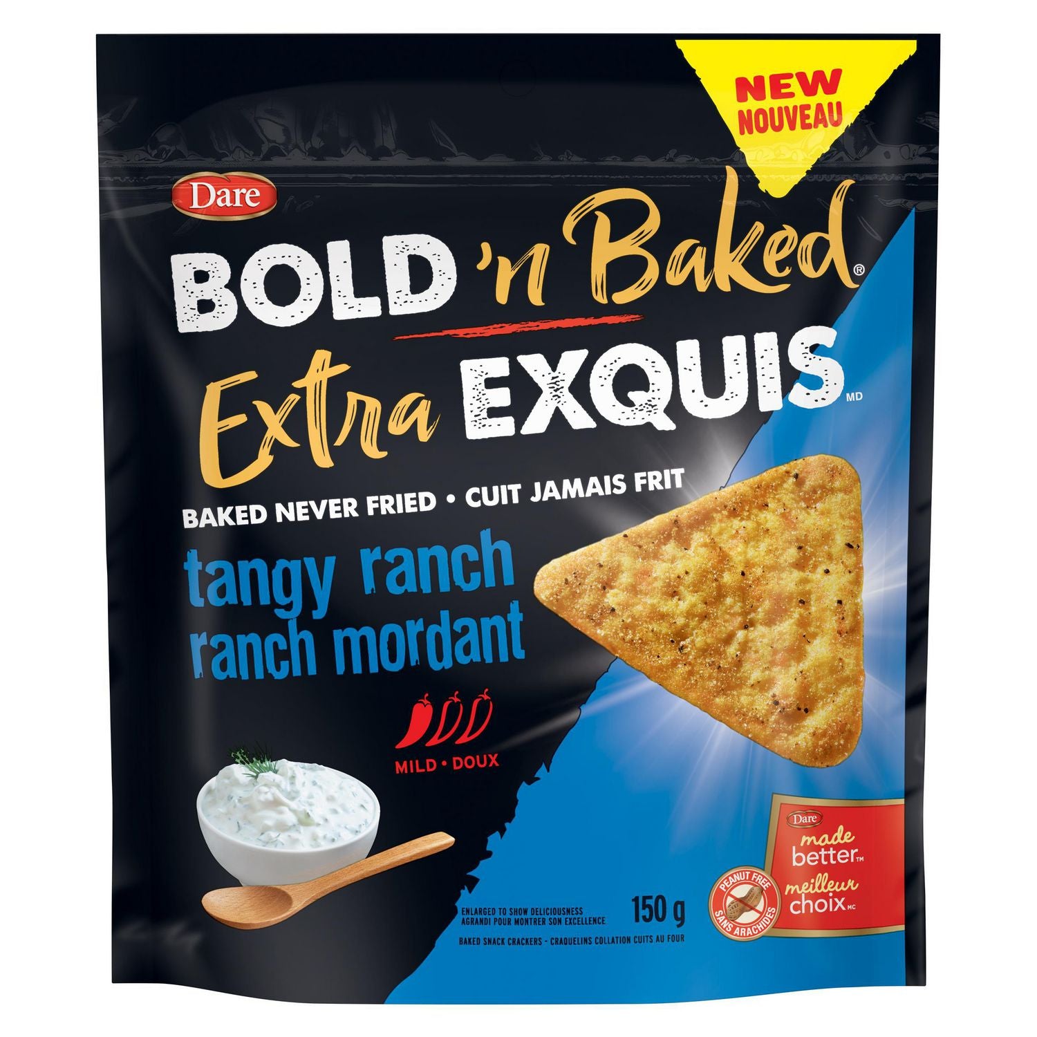 Dare Bold 'n Baked Tangy Ranch Crackers 150g