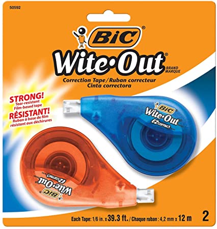 Bic Wite-Out EZ Correct Correction Tape 2 x 12m