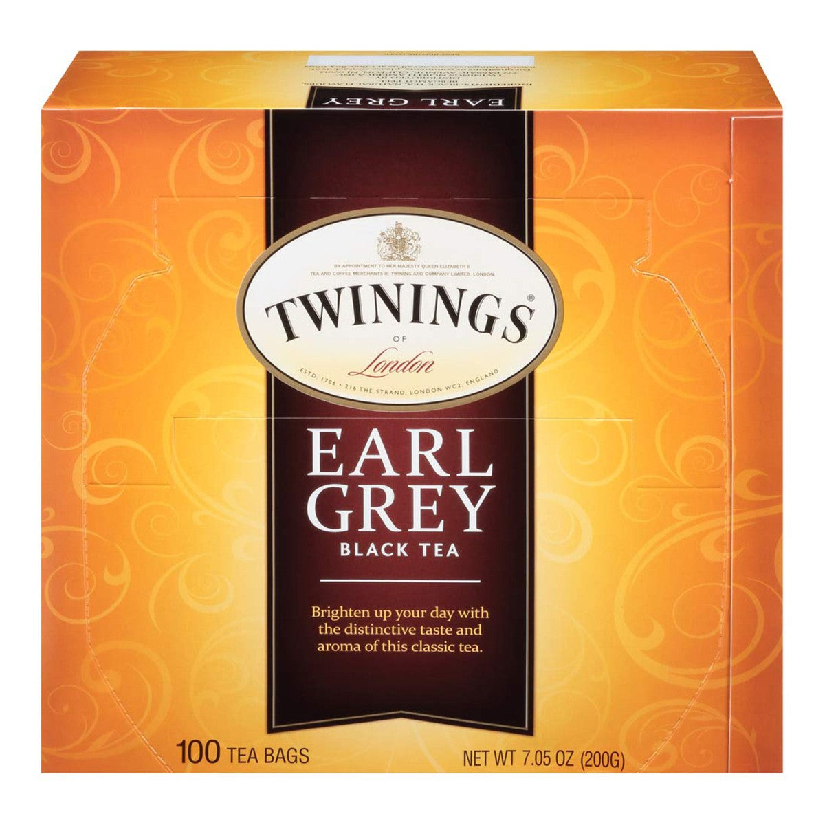 Twinings Earl Grey Black Tea Bags  200g