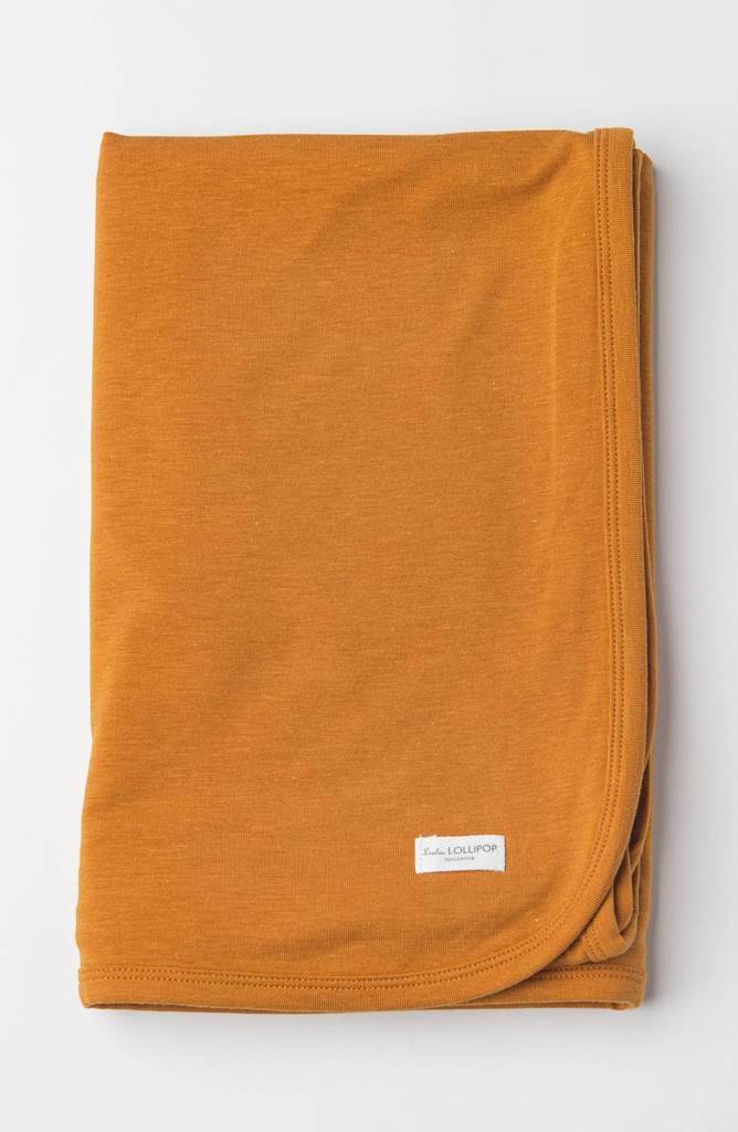 LouLou Lollipop TENCEL Ginger Honey  Stretch Knit Blanket One Size