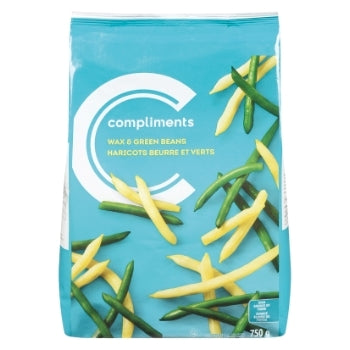 -Compliments Young Tender Yellow Green Beans 750 g