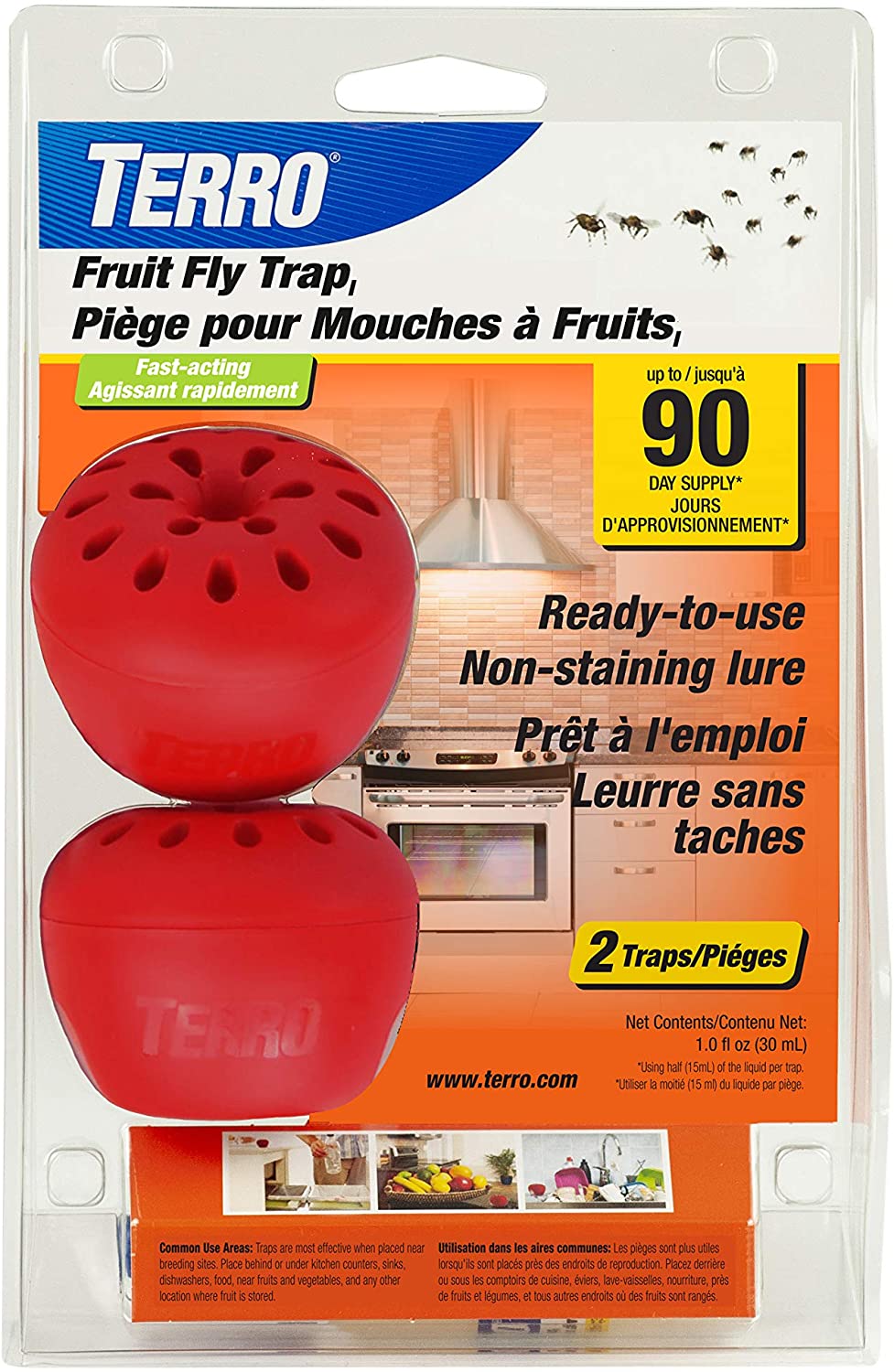 Terro Fruit Fly Trap 2ct