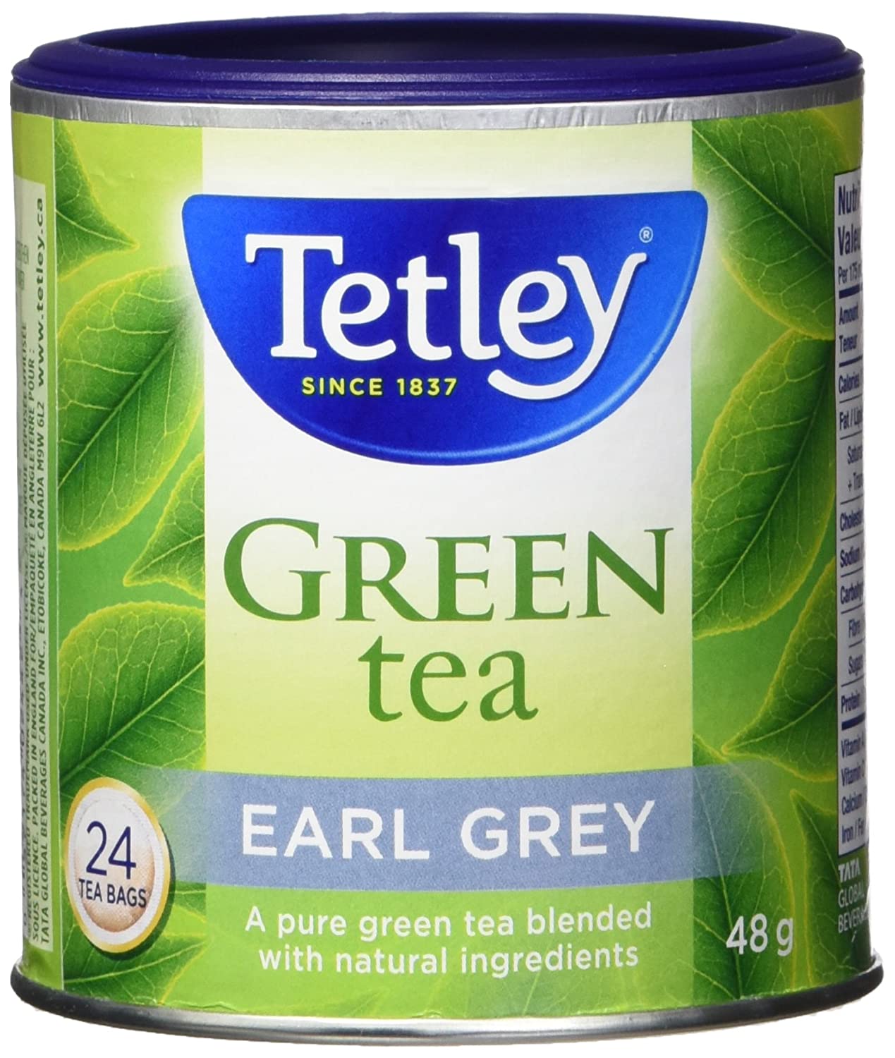 Tetley Earl Grey Green Tea Teabags 24ct