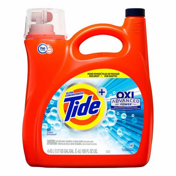 Tide Ultra Concentrated  + OXI Advanced Power Laundry Detertent4.43L