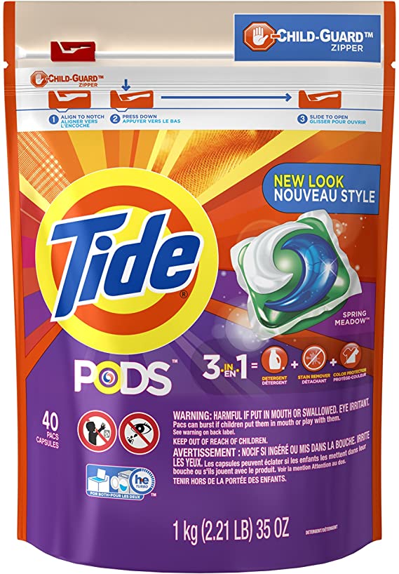 Tide Pods 3 in 1 Laundry 33 Ct  760g