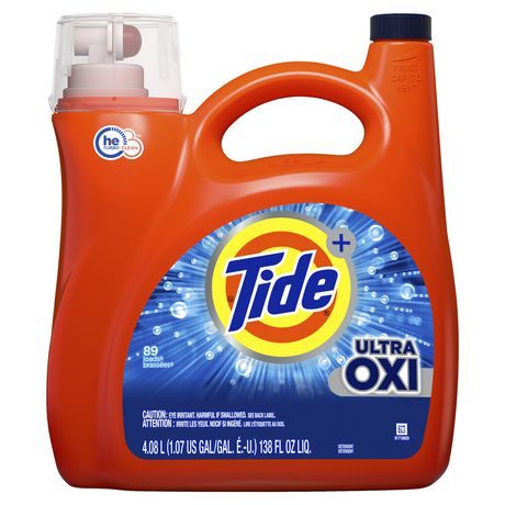 Tide Ultra Oxi Liquid Laundry Detergent 4.08L