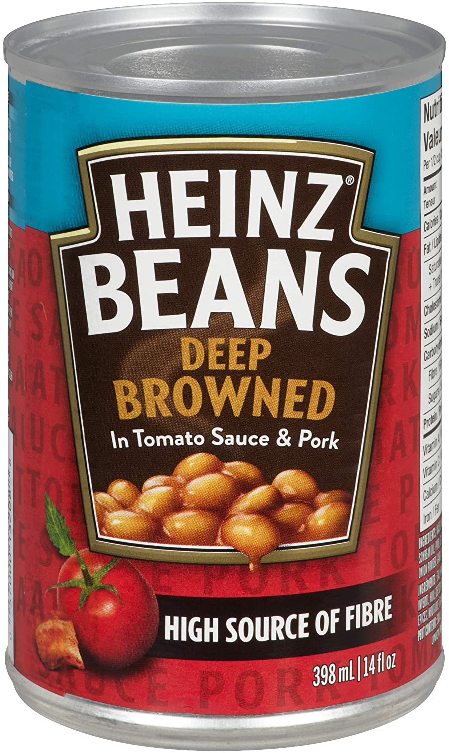 -Heinz Deep Browned In Tomato Sauce & Pork 398ml