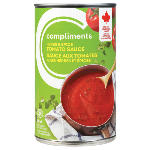 Compliments Herbs & Spice Tomato Sauce 680ml