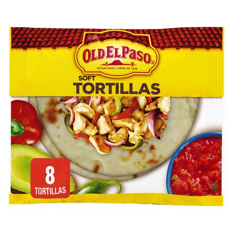 Old El Paso Large Soft Tortillas 8ct