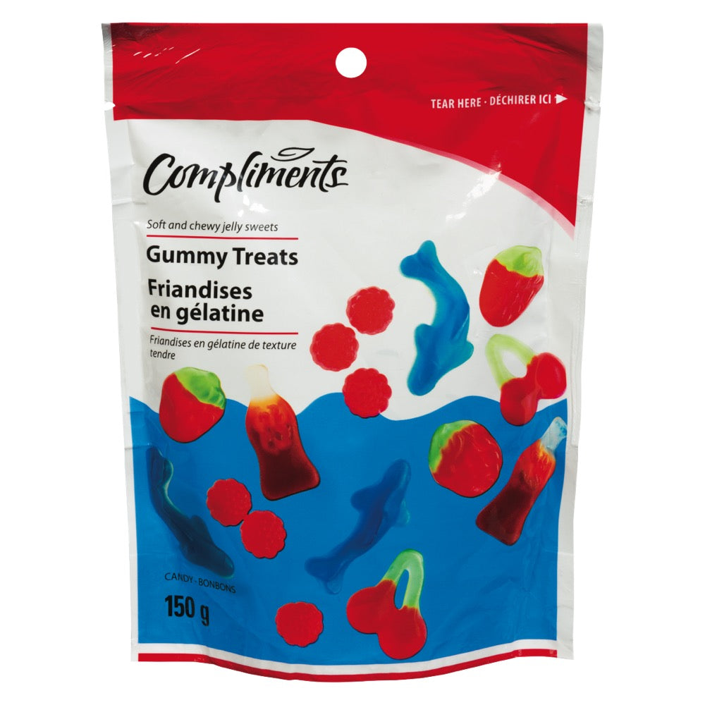 Compliments Gummy Treats Candy 125 g