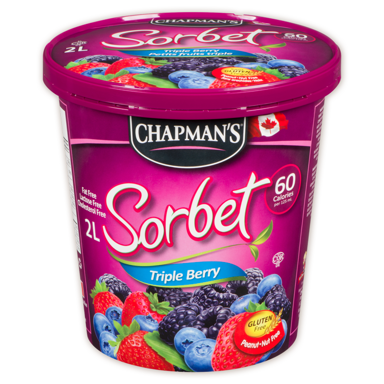 Chapman`s Triple Berry Sorbet 2L